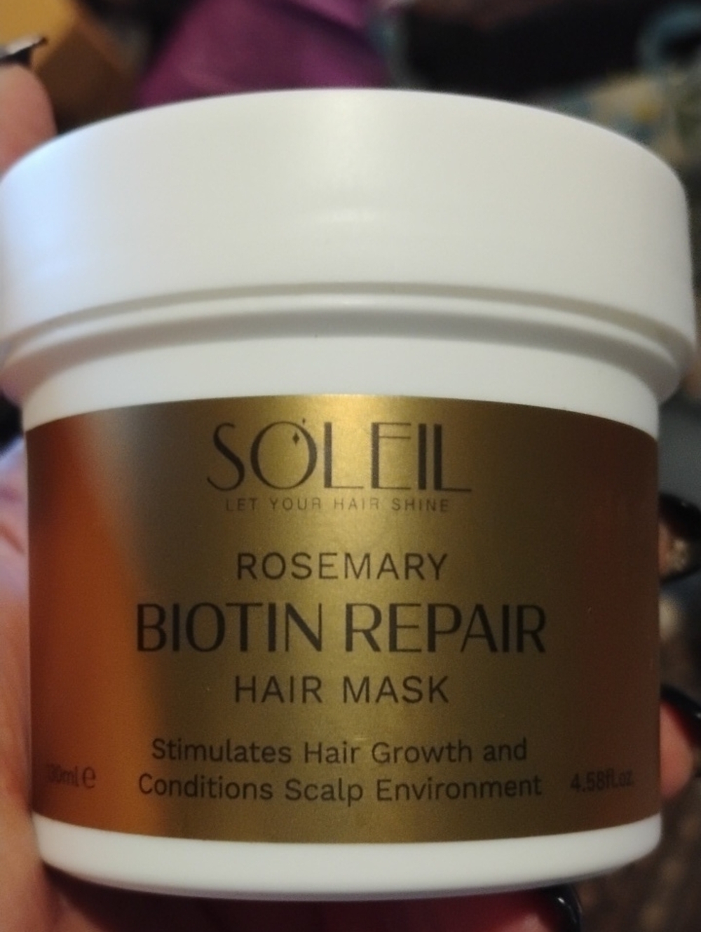 Soleil Rosemary Biotin Repair Hair Mask - $299